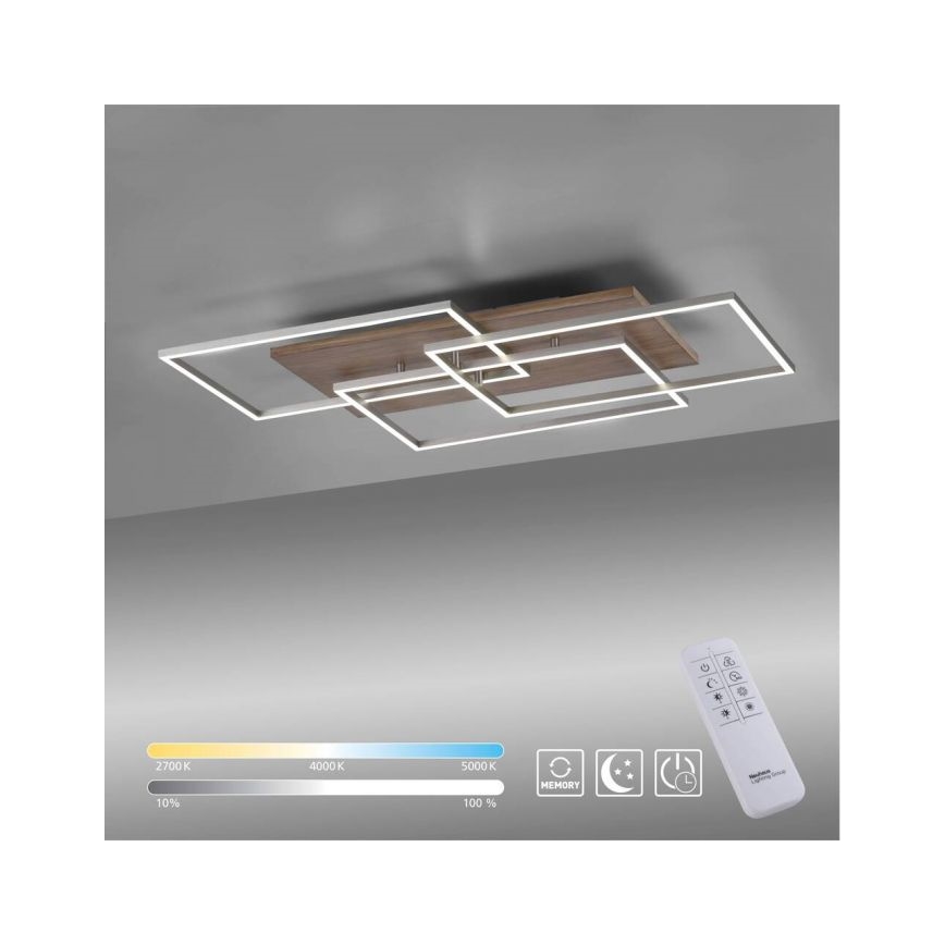Paul Neuhaus 8330-79 - Dimbar LED ytmonterad ljuskrona PALMA 3xLED/12W/230V tall + fjärrkontroll