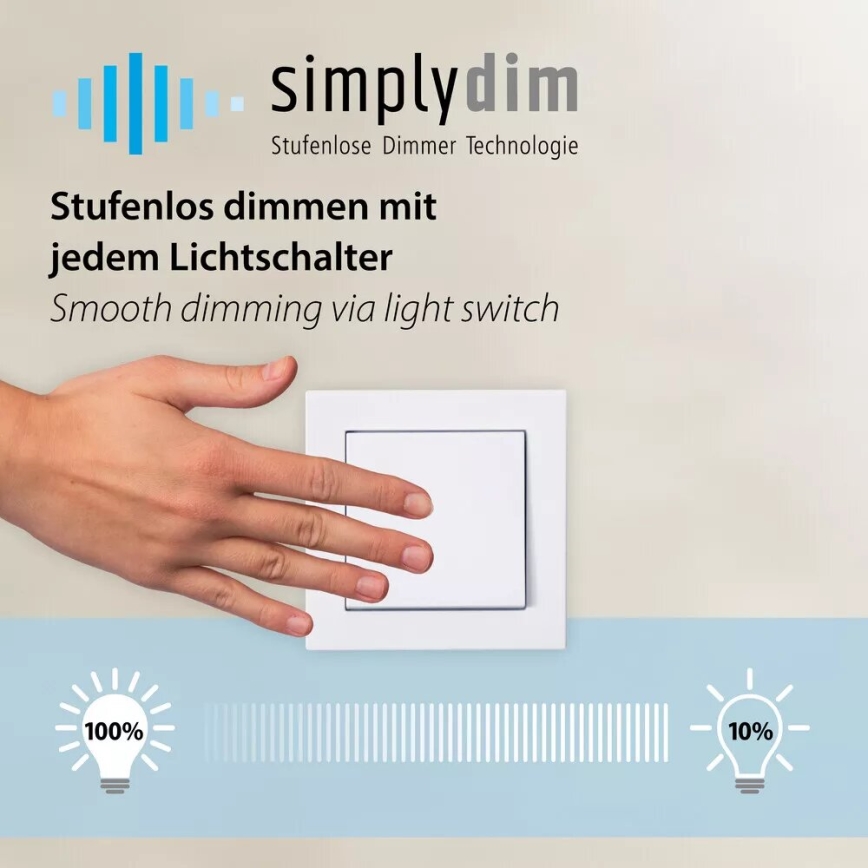 Paul Neuhaus 8331-17 - Dimbar LED ytmonterad ljuskrona MELINDA LED/30W/230V skinande krom