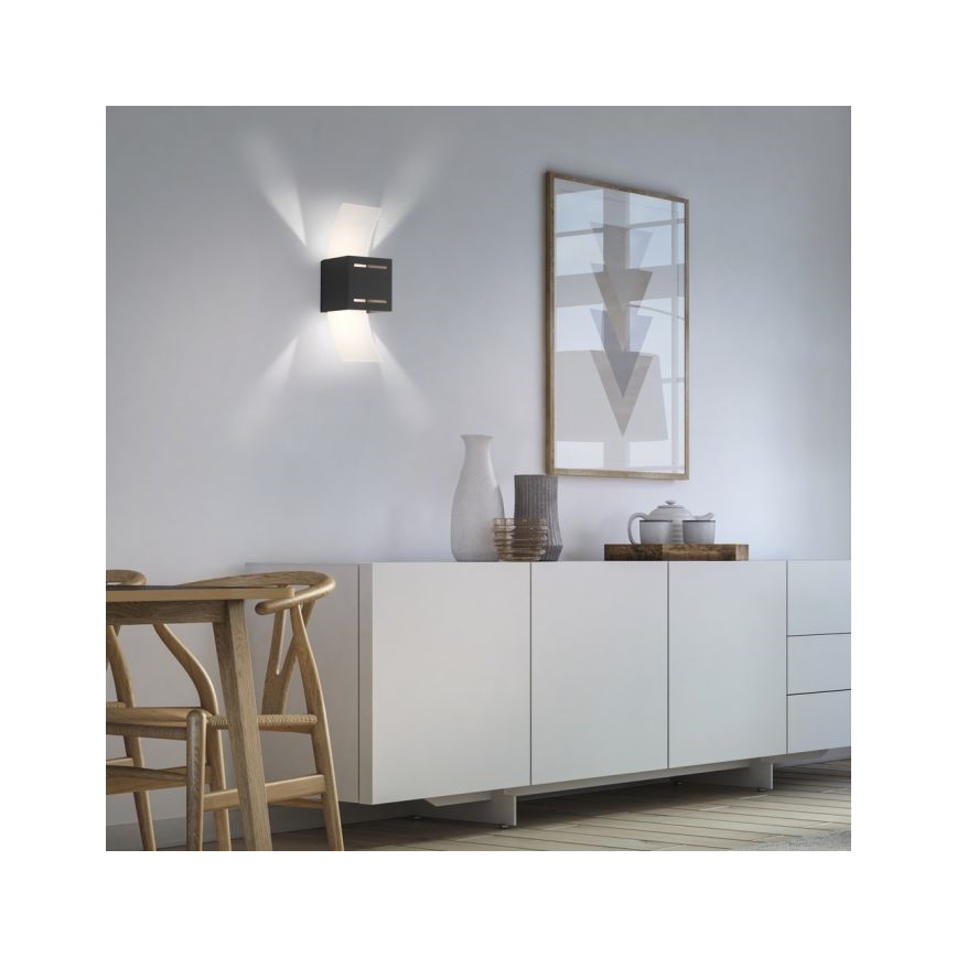 Paul Neuhaus 9007-13 - Vägglampa ORMA 1xG9/40W/230V svart