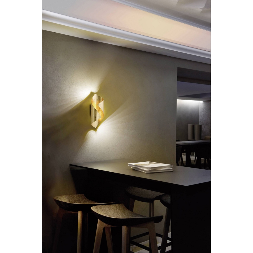 Paul Neuhaus 9030-12 - LED vägglampa  NEVIS LED/6W/230V gyllene