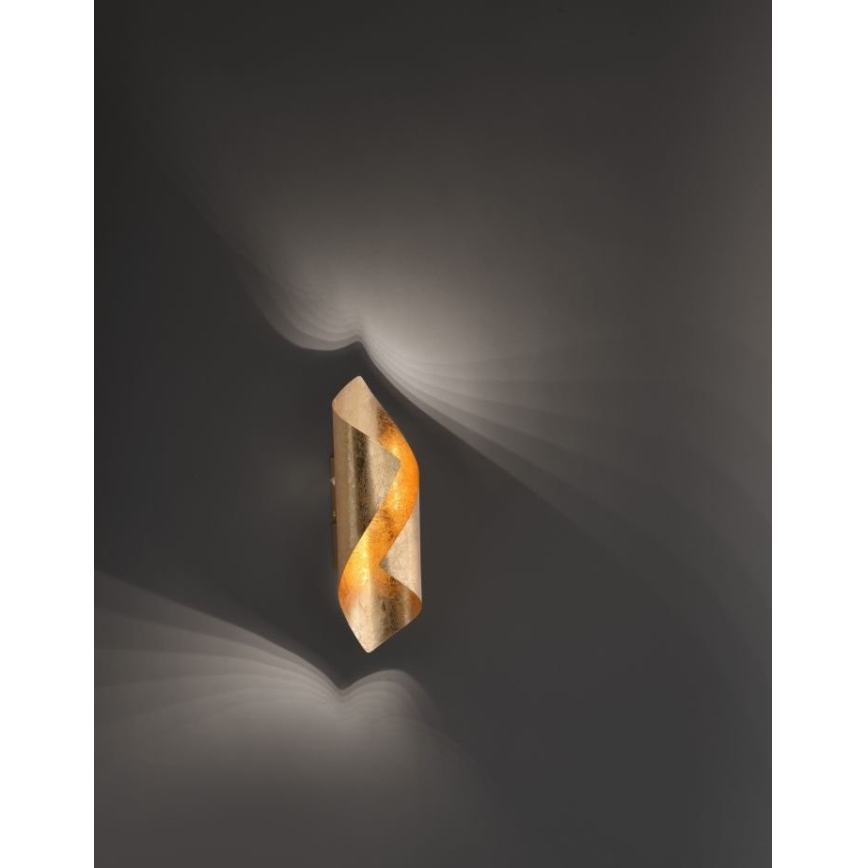 Paul Neuhaus 9030-12 - LED vägglampa  NEVIS LED/6W/230V gyllene