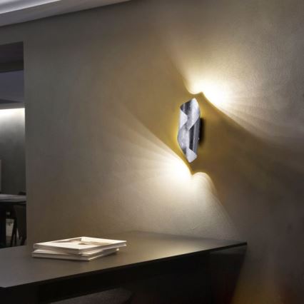 Paul Neuhaus 9030-21 - LED vägglampa  NEVIS LED/6W/230V silver