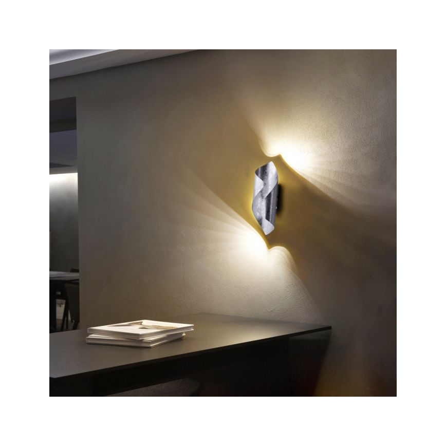 Paul Neuhaus 9030-21 - LED vägglampa  NEVIS LED/6W/230V silver