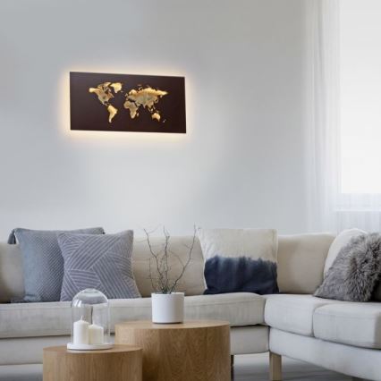 Paul Neuhaus 9056-48 - LED Dekorativ vägglampa MAP LED/25W/230V 3000K