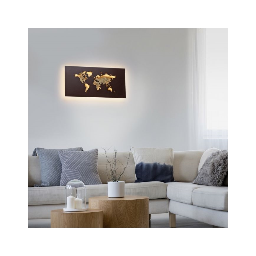 Paul Neuhaus 9056-48 - LED Dekorativ vägglampa MAP LED/25W/230V 3000K