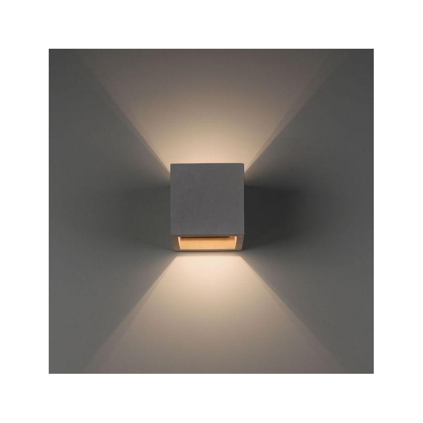 Paul Neuhaus 9069-22 - Vägglampa ETON 1xG9/25W/230V betong