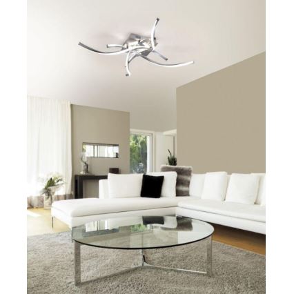 Paul Neuhaus 9144-55 - LED ljusreglerad fastsatt Ljuskrona  POLINA LED/27W/230V