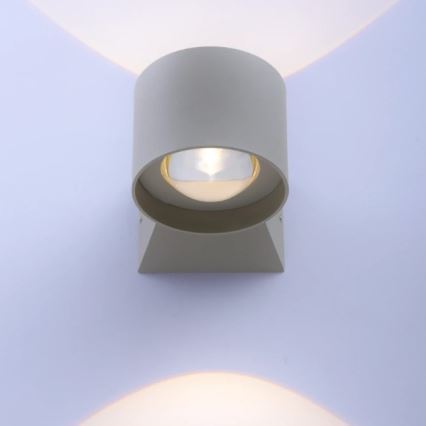 Paul Neuhaus 9441-21 - Utomhus LED vägglampa  TIMO 2xLED/2W/230V IP54