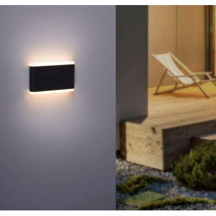 Paul Neuhaus 9483-13 - LED vägglampa för utomhusbruk ELSA 2xLED/5,4W/230V IP65