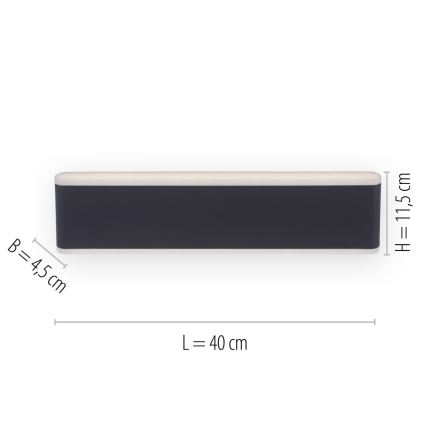 Paul Neuhaus 9484-13 - LED ljusreglerad utomhus vägglampa  ELSA 2xLED/9W/230V IP65