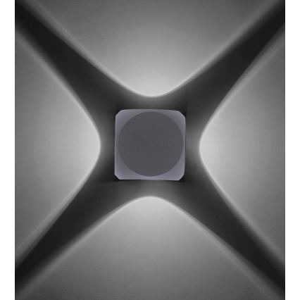 Paul Neuhaus 9485-21 - Utomhus LED vägglampa  CARLO 4xLED/0,8W/230V IP54