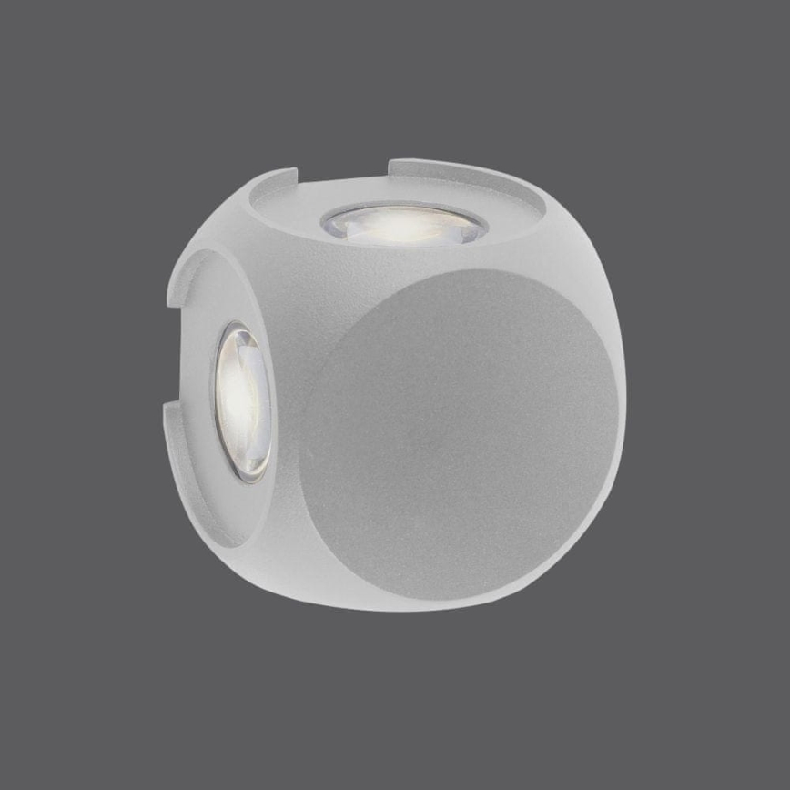 Paul Neuhaus 9485-21 - Utomhus LED vägglampa  CARLO 4xLED/0,8W/230V IP54
