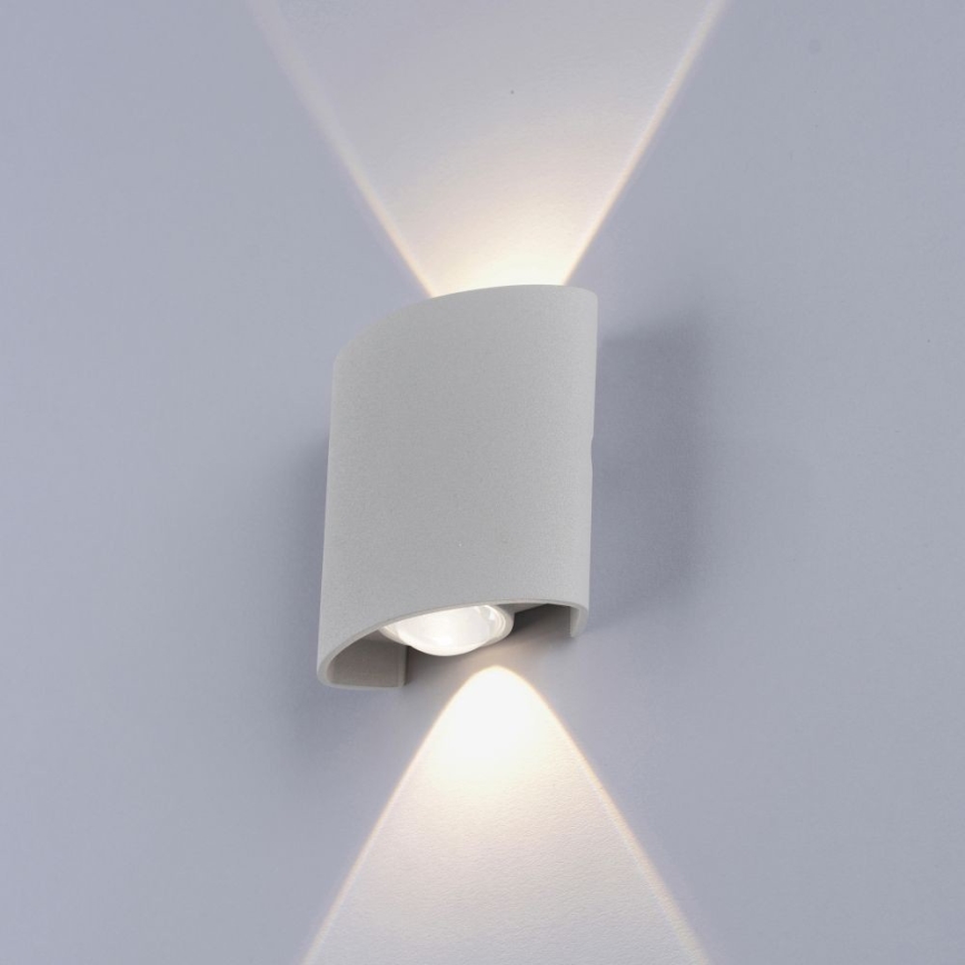 Paul Neuhaus 9486-21 - Utomhus LED vägglampa  CARLO 2xLED/1,7W/230V IP54