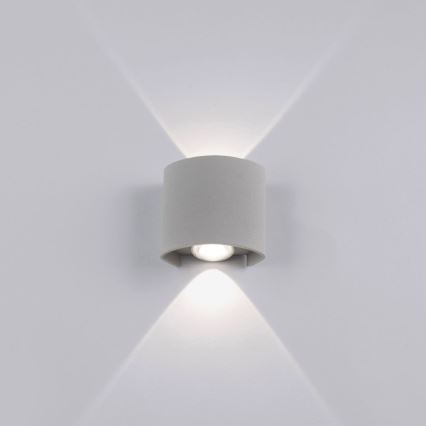 Paul Neuhaus 9486-21 - Utomhus LED vägglampa  CARLO 2xLED/1,7W/230V IP54