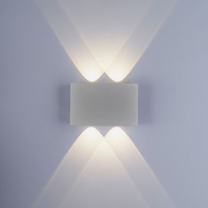 Paul Neuhaus 9487-21 - Utomhus LED vägglampa  CARLO 4xLED/0,8W/230V IP54