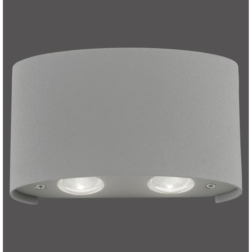 Paul Neuhaus 9487-21 - Utomhus LED vägglampa  CARLO 4xLED/0,8W/230V IP54