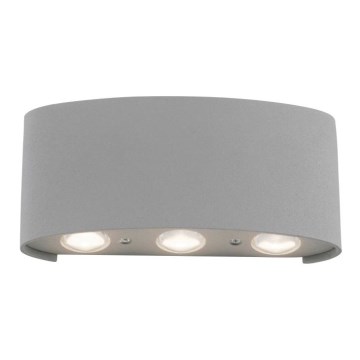 Paul Neuhaus 9488-21 - Utomhus LED vägglampa  CARLO 6xLED/0,8W/230V IP54