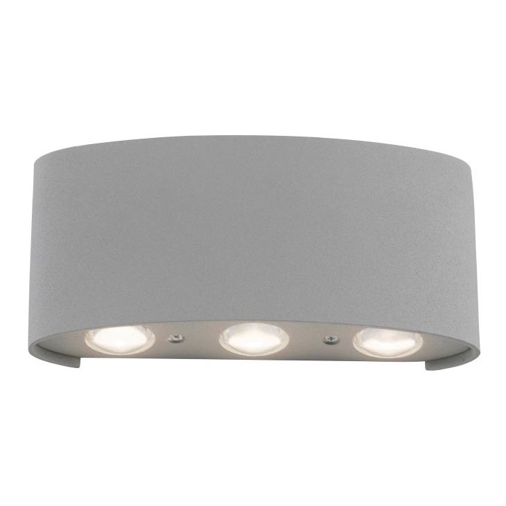 Paul Neuhaus 9488-21 - Utomhus LED vägglampa  CARLO 6xLED/0,8W/230V IP54
