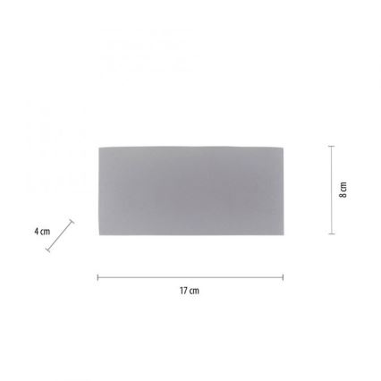 Paul Neuhaus 9488-21 - Utomhus LED vägglampa  CARLO 6xLED/0,8W/230V IP54