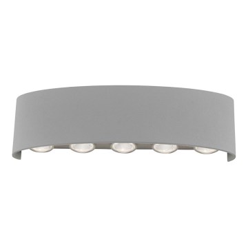 Paul Neuhaus 9489-21 - Utomhus LED vägglampa  CARLO 10xLED/0,8W/230V IP54