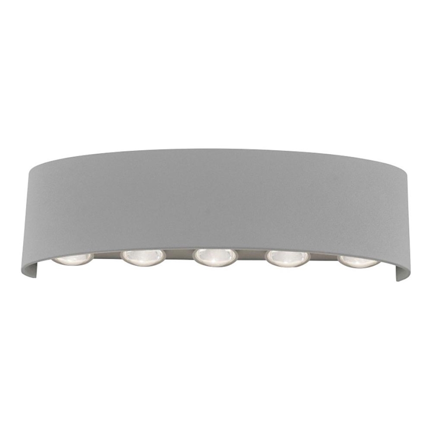 Paul Neuhaus 9489-21 - Utomhus LED vägglampa  CARLO 10xLED/0,8W/230V IP54