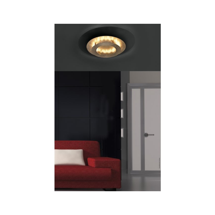 Paul Neuhaus 9620-12 - LED taklampa NEVIS LED/18W/230V gyllene 