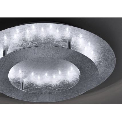 Paul Neuhaus 9620-21 - LED taklampa NEVIS LED/18W/230V silver