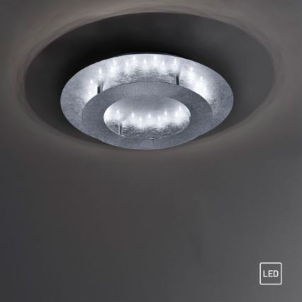 Paul Neuhaus 9620-21 - LED taklampa NEVIS LED/18W/230V silver