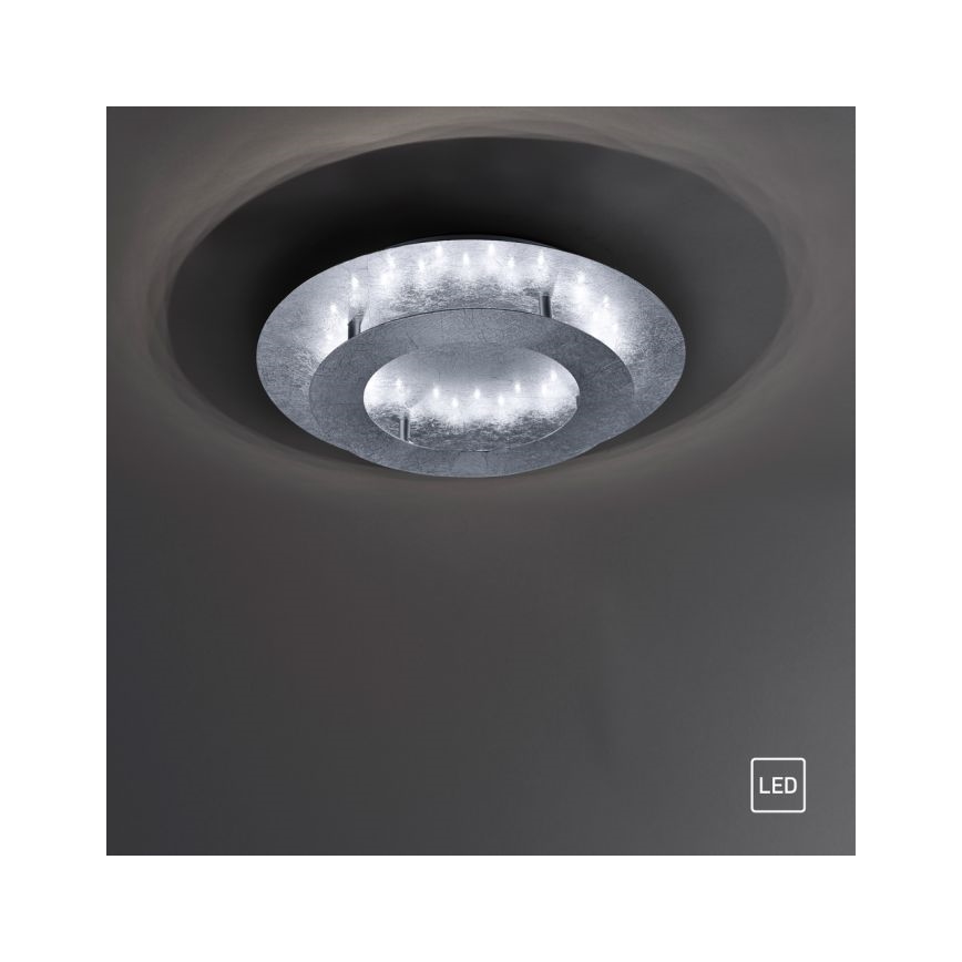Paul Neuhaus 9620-21 - LED taklampa NEVIS LED/18W/230V silver