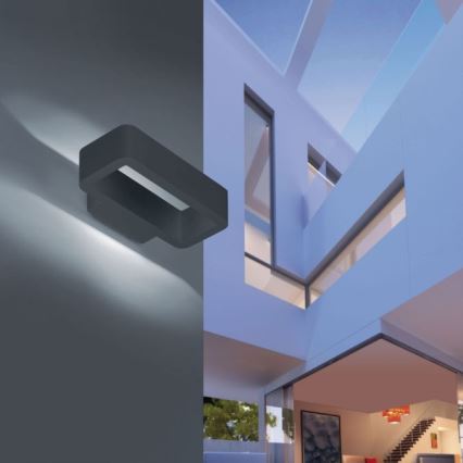 Paul Neuhaus 9668-13 - Utomhus LED vägglampa  HENDRIK LED/5,2W/230V IP54