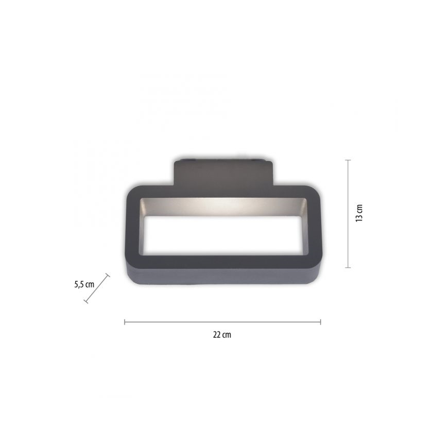Paul Neuhaus 9668-13 - Utomhus LED vägglampa  HENDRIK LED/5,2W/230V IP54