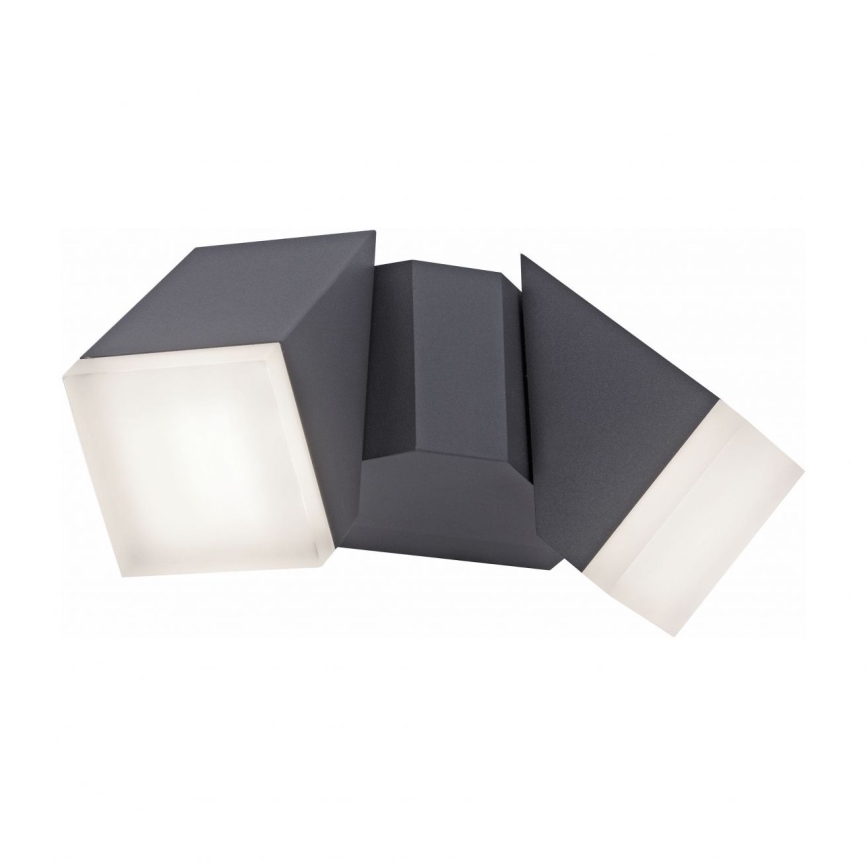 Paul Neuhaus 9722-13 - Utomhus LED vägglampa  RYAN 2xLED/5W/230V IP54
