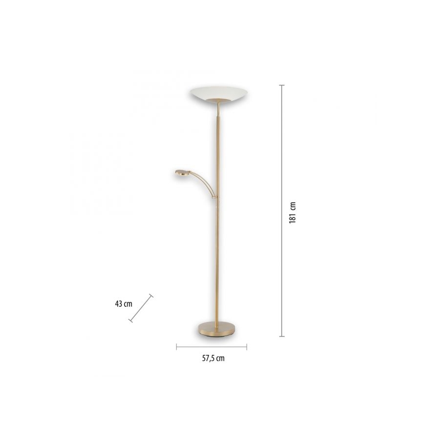 Paul Neuhaus - Dimbar LED-lampa ALFRED 1xLED/28W/230V+1xLED/4W/230V