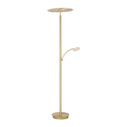 Paul Neuhaus - LED Dimbar Golvlampa ARTUR 2xLED/21W+1xLED/6W/230V guld