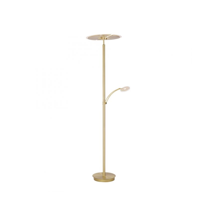 Paul Neuhaus - LED Dimbar Golvlampa ARTUR 2xLED/21W+1xLED/6W/230V guld