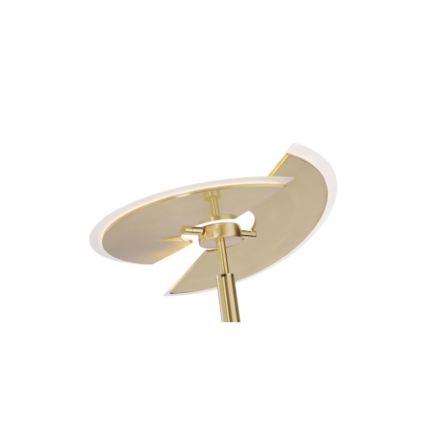 Paul Neuhaus - LED Dimbar Golvlampa ARTUR 2xLED/21W+1xLED/6W/230V guld