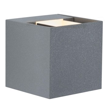 Paulmann 18000 - 2xLED/3W IP65 Utomhus Väggbelysning CYBO 230V grå