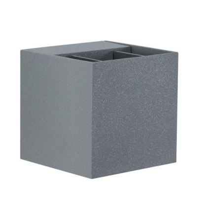 Paulmann 18000 - 2xLED/3W IP65 Utomhus Väggbelysning CYBO 230V grå