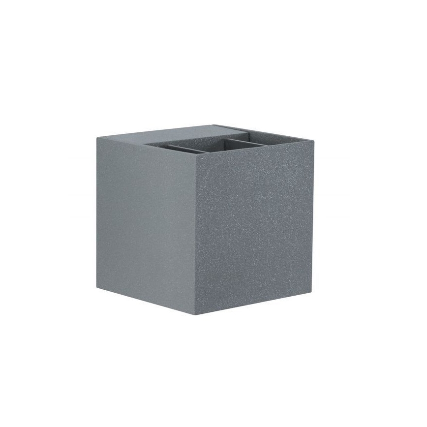Paulmann 18000 - 2xLED/3W IP65 Utomhus Väggbelysning CYBO 230V grå