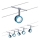 Paulmann 3982 - KIT 5xLED/4W Spotlight för system med snöre TIP 230V