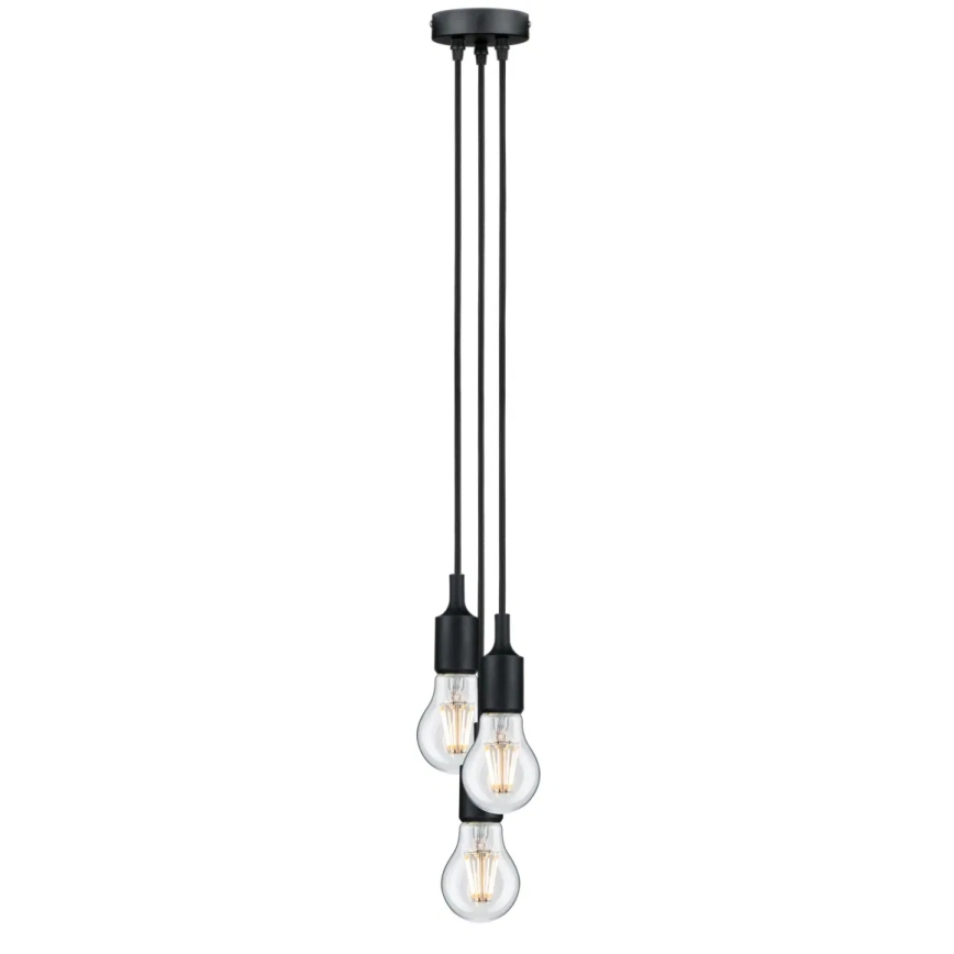 Paulmann 50382 - 3xE27/60W Strömkabel KETIL 230V