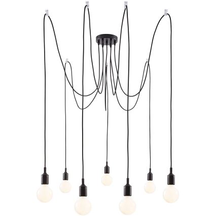 Paulmann 50390 - Ljuskrona med textilsladd NEORDIC 7xE27/20W/230V spindel