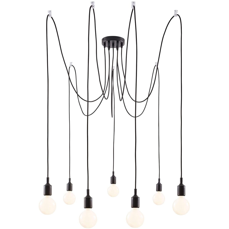 Paulmann 50390 - Ljuskrona med textilsladd NEORDIC 7xE27/20W/230V spindel