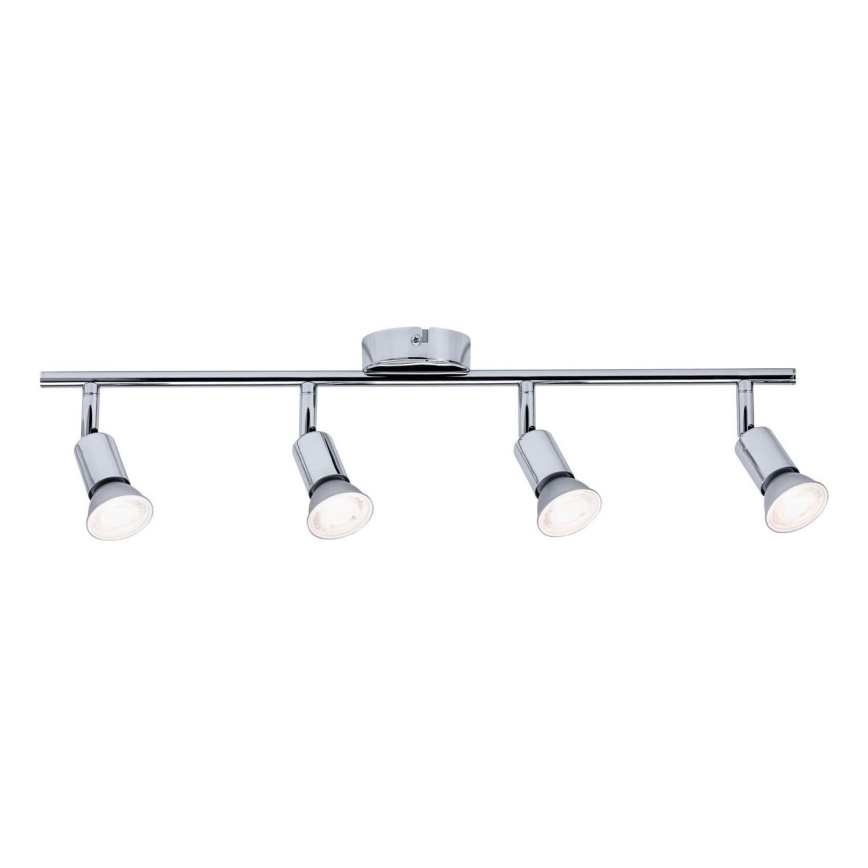 Paulmann 66753 - 4xGU10/10W IP44 Badrumsspotlight CAROLINA 230V
