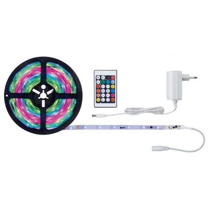 Paulmann 70513 - LED RGB/10W Dimbar ljusslinga SIMPLED 5m 230V + Fjärrstyrd