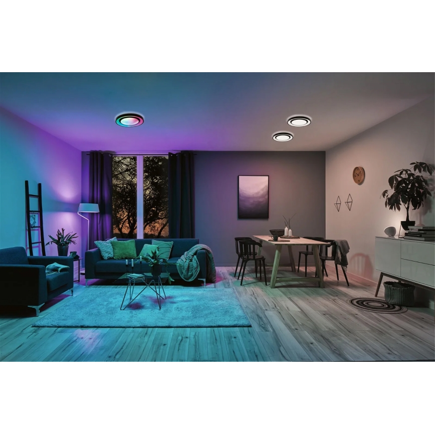 Paulmann 70544 - LED RGBW/22W Dimbar taklampa RAINBOW 230V 3000-6500K + fjärrkontroll