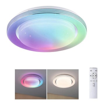 Paulmann 70546 - LED RGBW/22W Dimbar taklampa RAINBOW 230V 3000-6500K + fjärrkontroll
