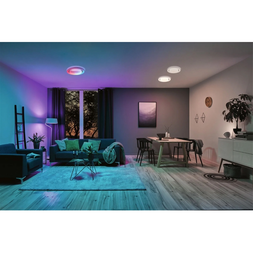 Paulmann 70546 - LED RGBW/22W Dimbar taklampa RAINBOW 230V 3000-6500K + fjärrkontroll