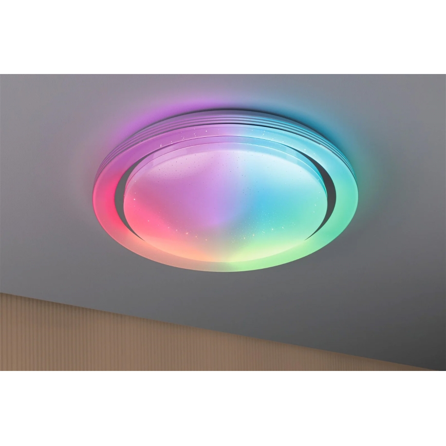 Paulmann 70547 - LED RGBW/38,5W Dimbar taklampa RAINBOW 230V 3000-6500K + fjärrkontroll