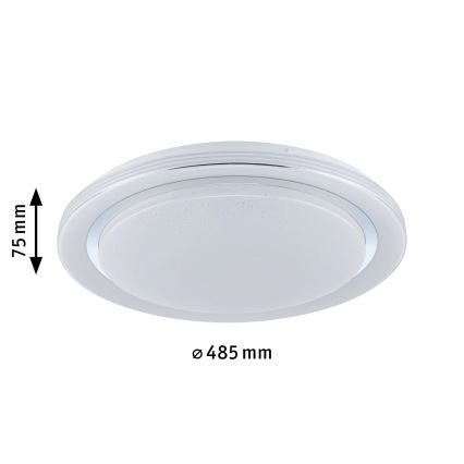 Paulmann 70547 - LED RGBW/38,5W Dimbar taklampa RAINBOW 230V 3000-6500K + fjärrkontroll